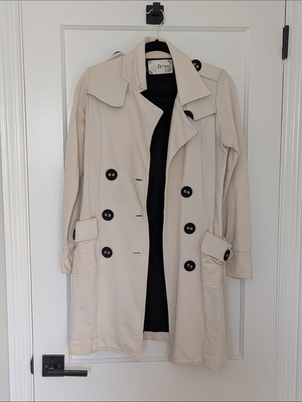 Light Beige Women's Trench Coat - Classic